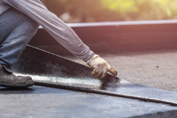 Professional Waterproofing technician working in Park Ridge, NJ